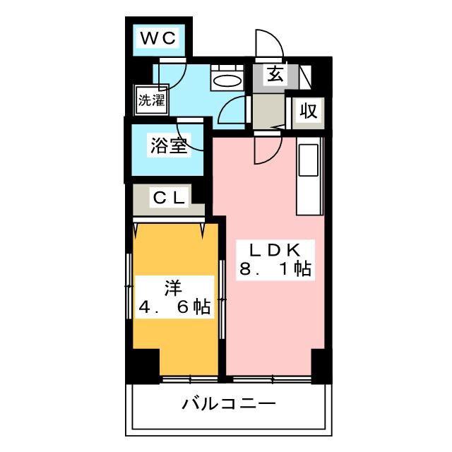 BLISS鎌倉離山(1LDK/1階)の間取り写真