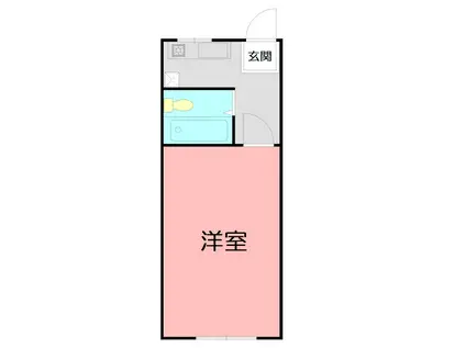 ロイヤルハイツ西村(ワンルーム/1階)の間取り写真