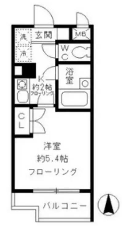 カリスヤマガ 3階階 間取り