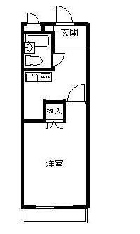 TOSI-KEN.01(1K/1階)の間取り写真