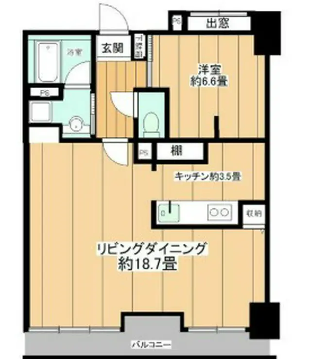 ライオンズマンション渋谷道玄坂 12階階 間取り