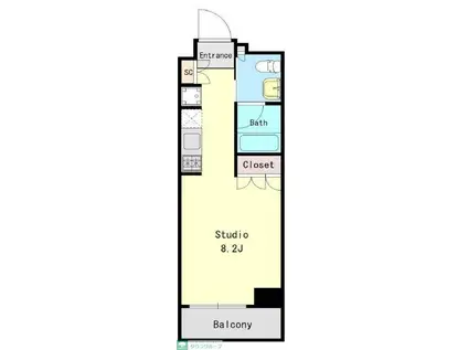 イースト AKIHABARA(ワンルーム/3階)の間取り写真