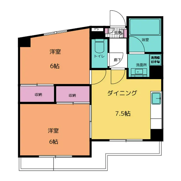 グリーンヒル三田5 4階階 間取り