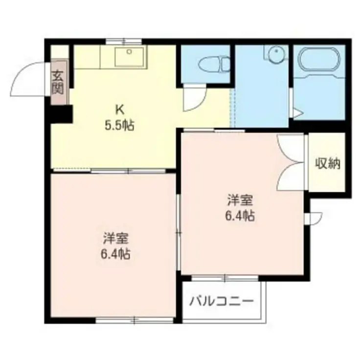 マグノリアハイツ 2階階 間取り