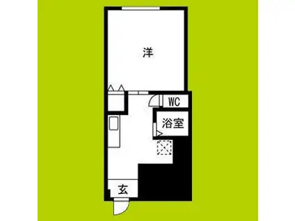 大塚ハイツ(1K/1階)の間取り写真