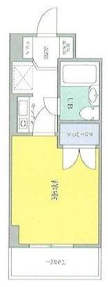 ストーク新丸子弐番館(1K/1階)の間取り写真