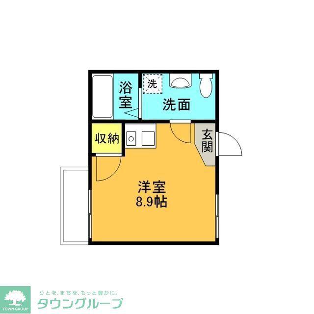 セレーノプリモI(ワンルーム/3階)の間取り写真