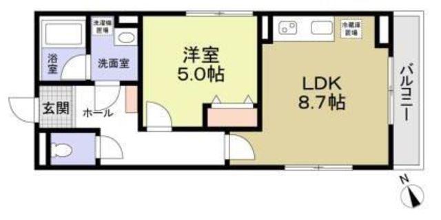 CASA CEREJEIRA(1LDK/3階)の間取り写真