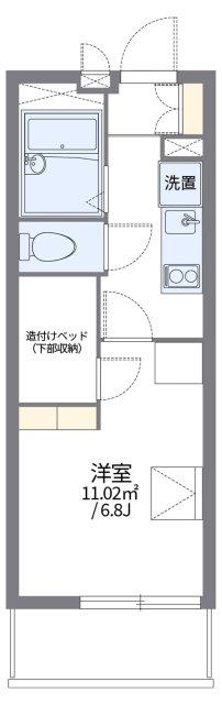 レオパレス有朋(1K/3階)の間取り写真