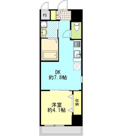 イマサモルゲン.II(1DK/3階)の間取り写真