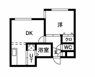 フェリーチェ27(1LDK/2階)の間取り写真