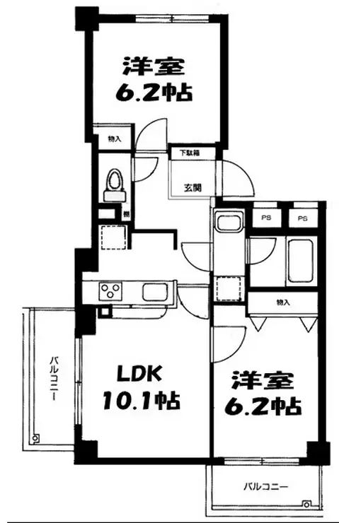 湘南森ガーデン 3階階 間取り