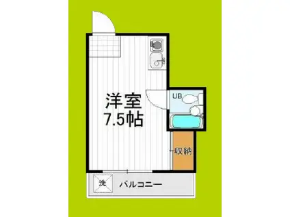 シティライフ新大阪II(ワンルーム/3階)の間取り写真