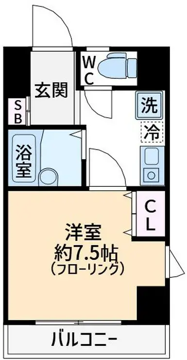 プレール九段 6階階 間取り