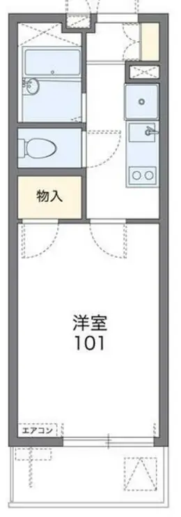 レオパレス桜 4階階 間取り