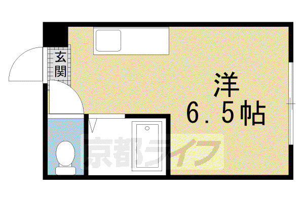 サニーハウス堀(1K/2階)の間取り写真