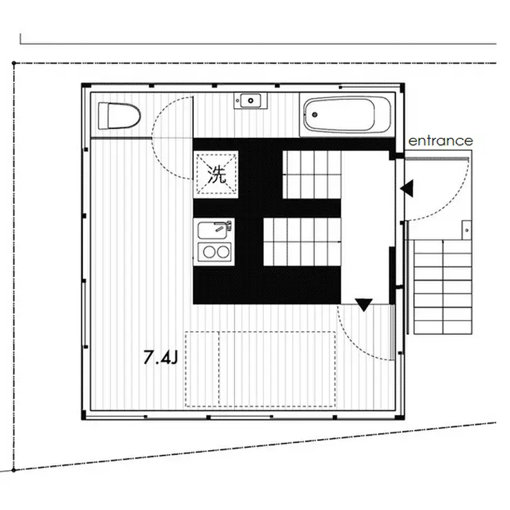 SH361 1階階 間取り