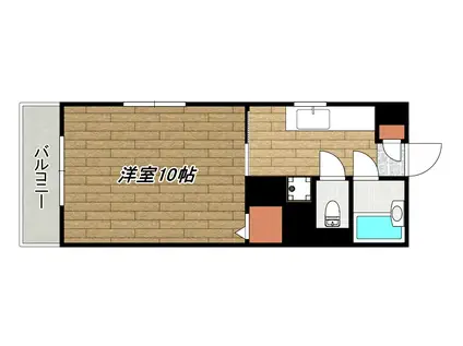 フェリスハイツ(1K/2階)の間取り写真