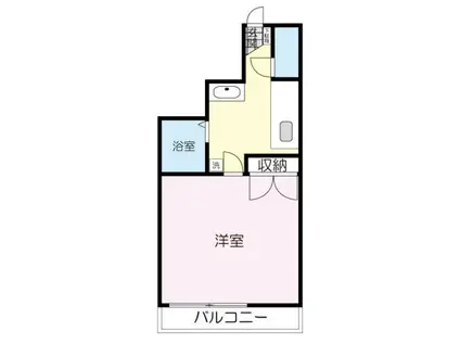 クレサンテーモ(1K/1階)の間取り写真