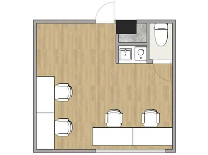 日神パレス日暮里(ワンルーム/8階)の間取り写真