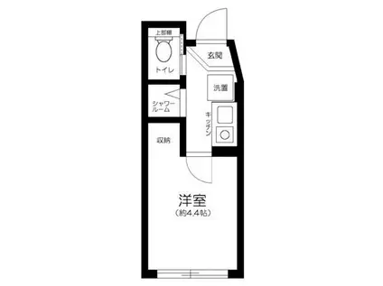 クレシア曳舟(1K/2階)の間取り写真