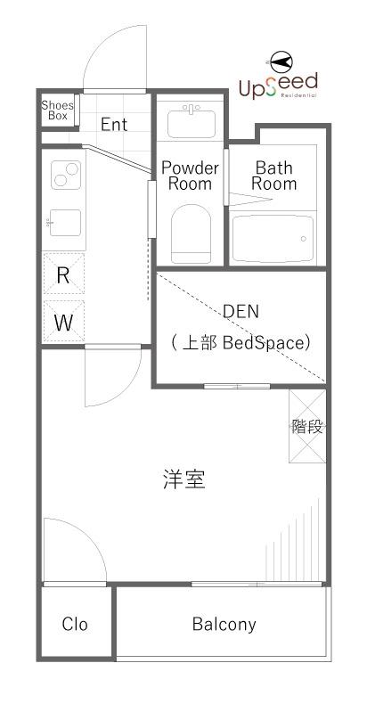  MY STYLE 東新宿(1SK/1階)の間取り写真