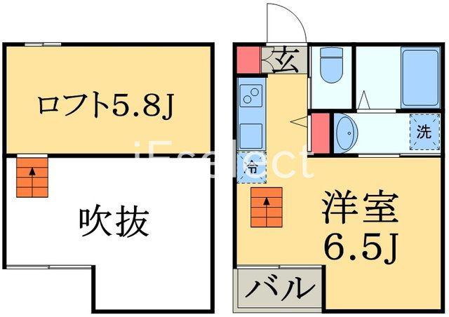 ＪＲ内房線 浜野駅 徒歩4分 2階建 築14年(ワンルーム/2階)の間取り写真