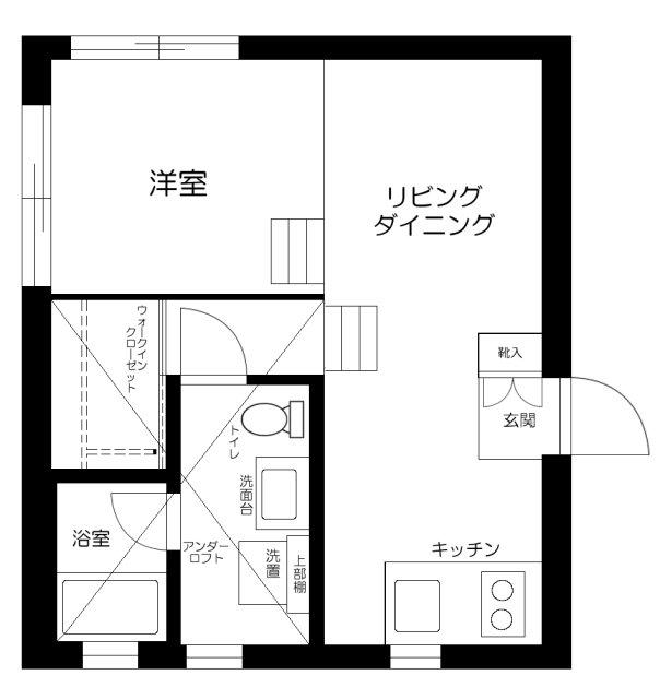 VILLETTA KOMAGOME(1LDK/1階)の間取り写真