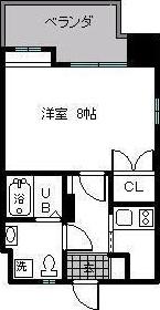 エミリエ博多(1K/7階)の間取り写真