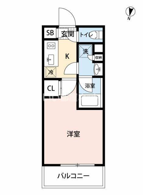 GRAND横濱山下町(1K/10階)の間取り写真