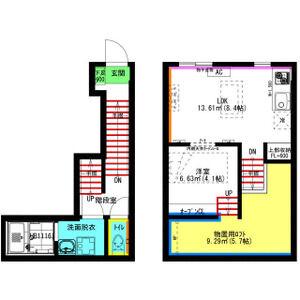 RADIANCE大府II(1LDK/2階)の間取り写真
