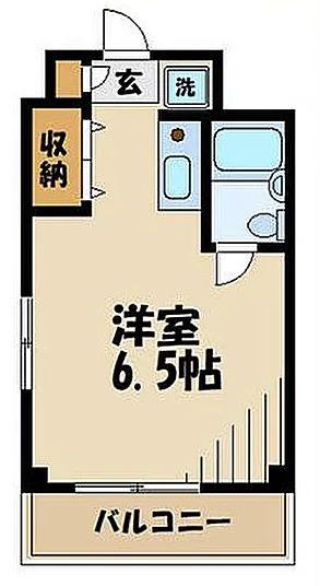 レジーナ宮崎台(ワンルーム/3階)の間取り写真