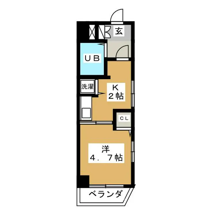 ヘリオス378立川 3階階 間取り