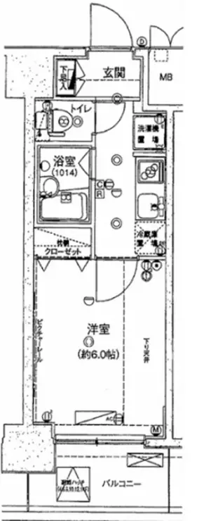 ハーモニーレジデンス池袋 8階階 間取り