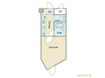 栄生川津ビル(1K/5階)の間取り写真