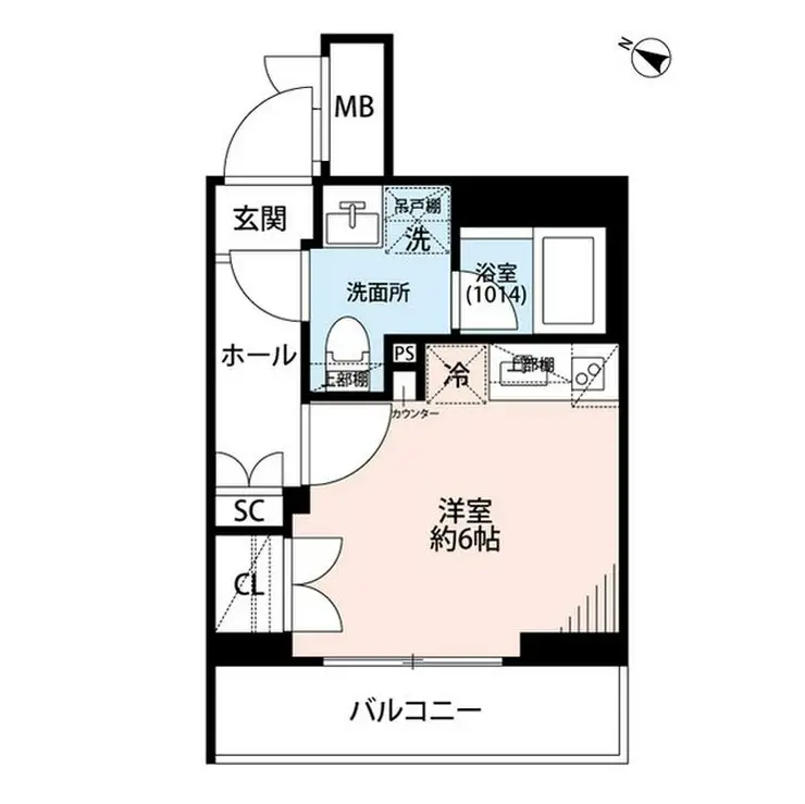 プレール・ドゥーク中野富士見町II 3階階 間取り