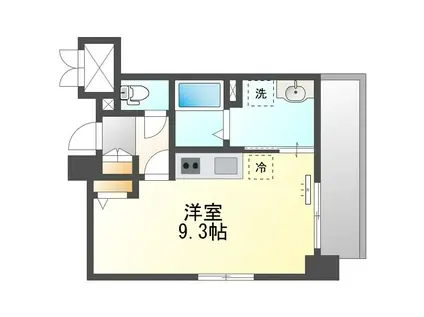 CHULA VISTA CASA DAIDO(ワンルーム/6階)の間取り写真