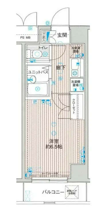 メインステージ目黒南 4階階 間取り