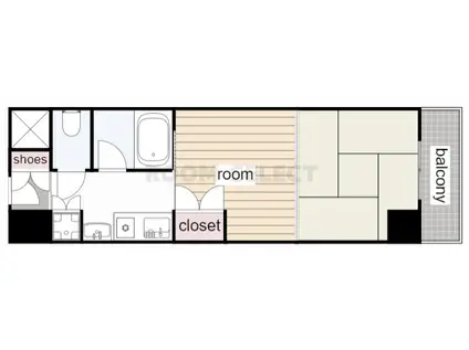 プログレンス栄(1K/6階)の間取り写真