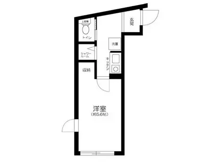 クレシア曳舟(1K/2階)の間取り写真