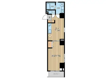 オーキッドレジデンス両国II 旧レオーネ両国(1DK/5階)の間取り写真