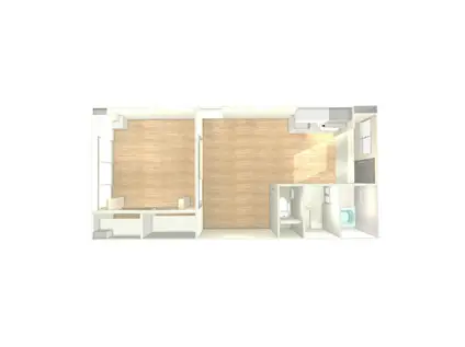 マイン京橋(1LDK/4階)の間取り写真