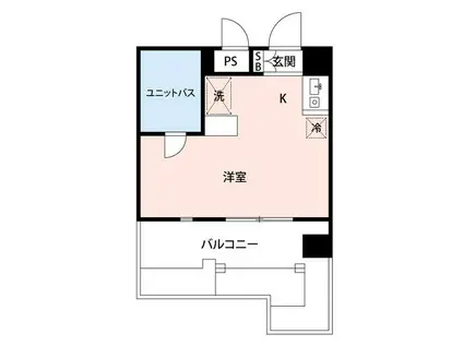 マイナビSTAYパレス本八幡(ワンルーム/5階)の間取り写真