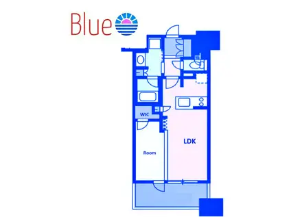 バウス藤沢(1LDK/3階)の間取り写真