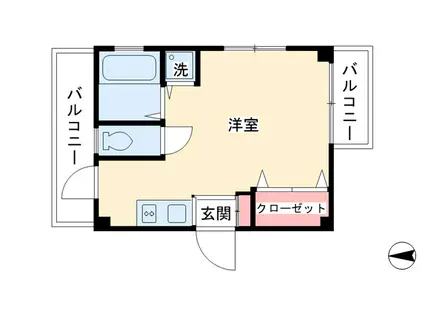 ラヴィータ・サヤカ(ワンルーム/3階)の間取り写真