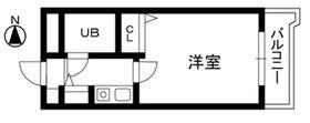 プラティーク池袋(1K/3階)の間取り写真