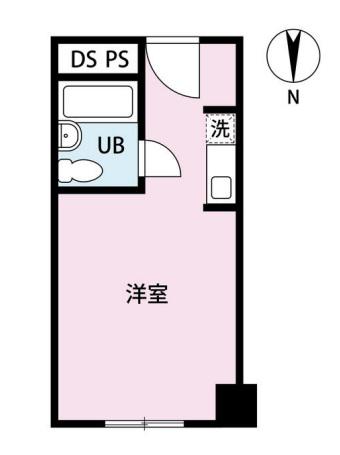 東カン名古屋キャステール(ワンルーム/9階)の間取り写真