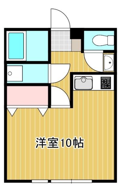 エスパシオ(ワンルーム/1階)の間取り写真
