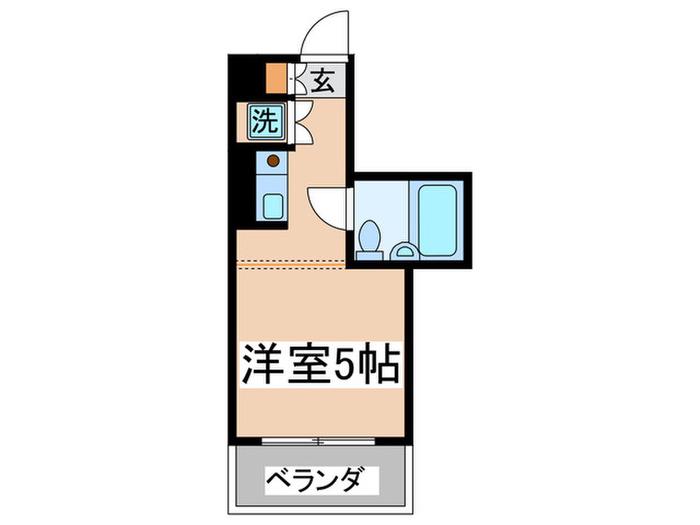 TOP吉祥寺2(ワンルーム/6階)の間取り写真