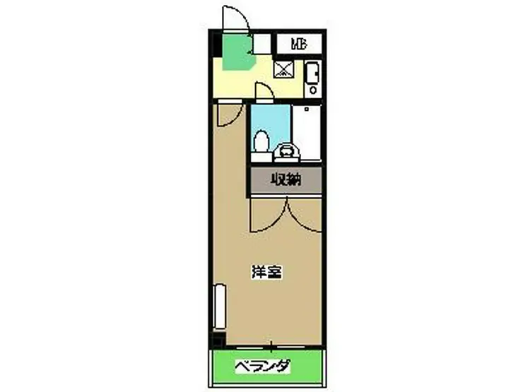 平岡マンション 4階階 間取り